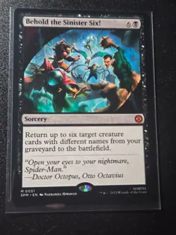 0051 Behold the Sinister Six! - Spider-Man - Mythic - NON FOIL - MTG - Image 1
