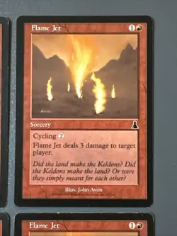 Flame Jet X4 Urza’s Destiny LP Condition See Pics Front Back - Image 3