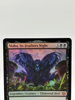 Magic The Gathering - Maha, Its Feathers Night Foil Mythic #0100 BLB Bloomburrow - Image 2