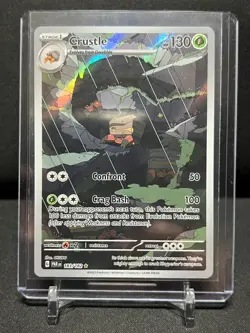 Crustle 183/182 IR Illustration Rare Holo Pokemon 2023 Paradox Rift NM - Image 1