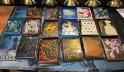 Pokemon TCG Various Sets Deck Sleeves Sealed (Lot Of 16) Lunchbox - Image 1