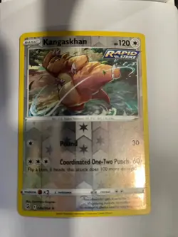 Kangaskhan 204/264 Fusion Strike Pokemon Reverse Holo Foil Rare - Image 1