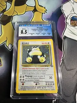 Ronflex / Snorlax French 11/64 Holo Jungle Pokemon Card TCG - 1999 CGC 8.5 - Image 1