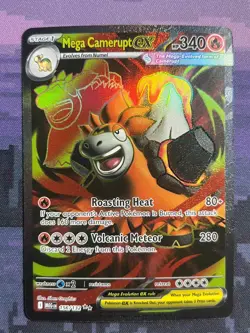Mega Camerupt ex 156/132 Pokemon Mega Evolution Ultra Rare Near Mint - Image 1