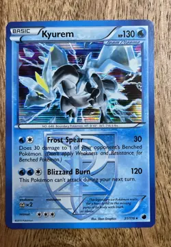 Pokemon TCG Kyurem Plasma Freeze 31/116 Holo Rare 2013 - Image 1