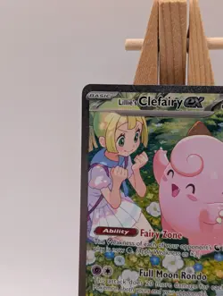 Lillie's Clefairy ex 184/159 Journey Together Pokemon LP - Image 2