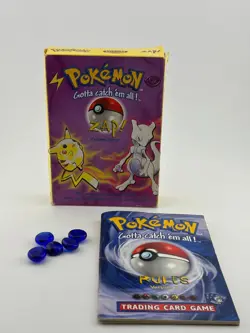 Pokemon TCG 1999 WOTC - Zap! Theme Deck *BOX, MANUAL & DAMAGE COUNTERS ONLY* - Image 3