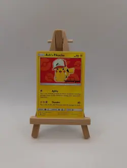 Ash's Pikachu SM109 I Choose You! Promo Pokemon Red - Image 1