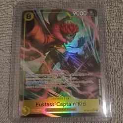 One Piece TCG Royal Blood Eustass "Captain" Kid Alt Art #OP10-112 Ultra Rare M+! - Image 1