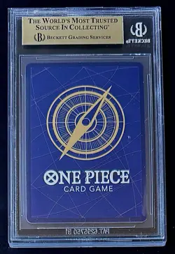 BGS 9.5 One Piece OP01-120 SEC Shanks - Foil - English - PRB01 - Graded - Image 2