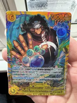 Bartholomew Kuma OP12-119 -Secret Rare-Legacy of the Master One Piece CCG Foil - Image 1