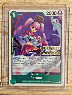 Perona Judge Stamped (Judge Pack Vol. 5) OP09-034 One Piece Promotion Cards Foil - Image 2