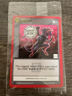 MetaZoo Seance x CGC Holo Promo Card New Sealed 2022 NYCC Exclusive - Image 1