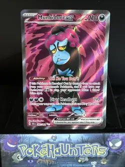 Pokemon Card Munkidori EX 083/064 Shrouded Fable Holo Ultra Rare NM - Image 1