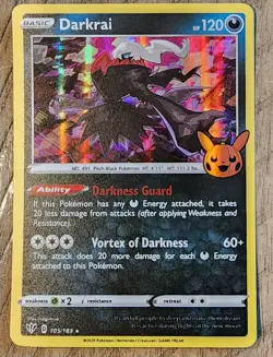 Darkrai 105/189 Trick or Trade Halloween - Pokemon Holo Foil Rare Nice! - Image 1