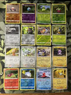 16 Reverse Holo Yuki Morii Pokemon Card Lot No Duplicates - Image 1