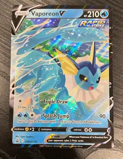 Vaporeon V SWSH150 Pokemon Card - SWSH: Sword & Shield Promo Cards Promo NM/M - Image 1