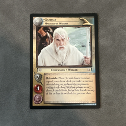 Gandalf Manager of Wizards Lord of the Rings TCG Rare Companion Card 7R37 - Image 1