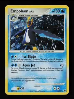 Empoleon Holo 4/130 Holo Rare Diamond and Pearl Pokemon Card - Image 1