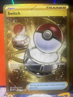 Pokemon SV Scarlet & Violet 151 Switch Hyper Rare Card 206/165 - Image 1