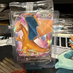 Pokemon Card Charizard V SWSH050 Black Star Promo Champions Path SEALED - Image 1