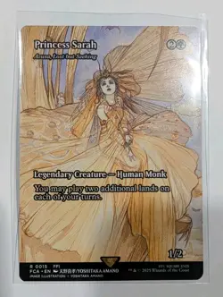 Princess Sarah ~ Azusa, Lost but Seeking (Showcase) Final Fantasy - MTG RARE - Image 1