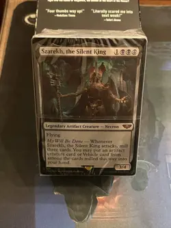 MTG Warhammer 40K Commander Deck -- NECRON DYNASTIES -- Deck Only (SEALED) - Image 1