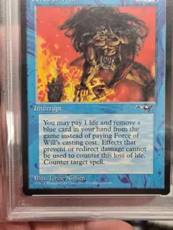 1996 MAGIC THE GATHERING ALLIANCES FORCE OF WILL PSA 9 - Image 3