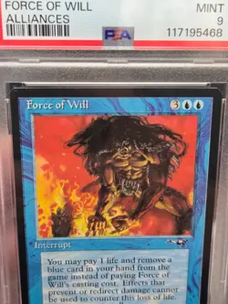 1996 MAGIC THE GATHERING ALLIANCES FORCE OF WILL PSA 9 - Image 4