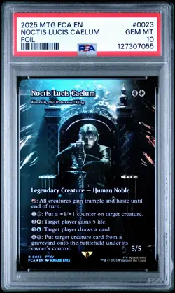 2025 Final Fantasy Noctis Lucis Caelum R 0023 23 MTG PSA 10 - Image 1