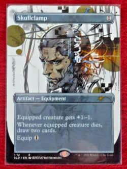 MTG 2022 Skullclamp Artifact-Equipment #1112 R Secret Lair Drop English NM/M - Image 1