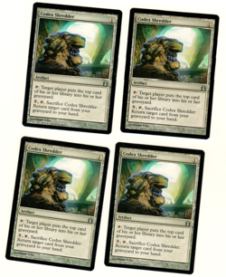 Set Of 4 Codex Shredder Return To Ravnica #228 Magic the Gathering Playset - Image 1