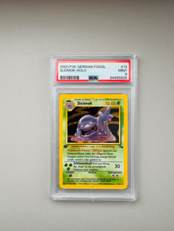 Sleimok Holo 1. Edition #13 | Pokemon Fossil Deutsch | PSA 9 - Image 1