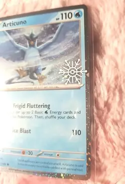 Pokemon Articuno 032/159 Holiday Calendar 2025 Stamped Journey Together Cosmos - Image 3