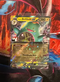 Play! Pokemon Prize Pack Series 8 Iono’s Bellibolt ex #053/159 NM - Image 1