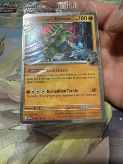 *ACTUALLY SEALED* Team Rocket's Tyranitar (Pokemon Center) 096/182 Promo Cosmos - Image 1