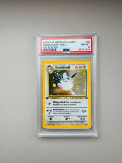 Knuddeluff Holo 1. Edition #16 | Pokemon Jungle Deutsch | PSA 8 - Image 1