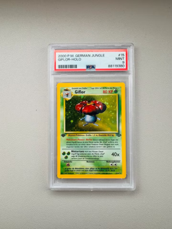 Giflor Holo 1. Edition #15 | Pokemon Jungle Deutsch | PSA 9 - Image 1