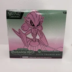 Paradox Rift Pokemon Center Elite Trainer Box (Exclusive) [Iron Valiant] FLAW - Image 1