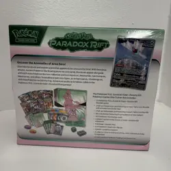 Paradox Rift Pokemon Center Elite Trainer Box (Exclusive) [Iron Valiant] FLAW - Image 5