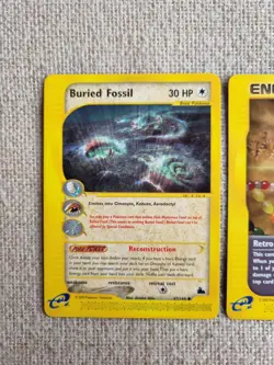 Buried Fossil 47/144 & Retro Energy 144/144 Skyridge Pokemon Tcg Bundle [NM] - Image 2