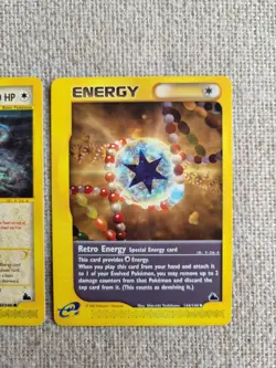 Buried Fossil 47/144 & Retro Energy 144/144 Skyridge Pokemon Tcg Bundle [NM] - Image 3