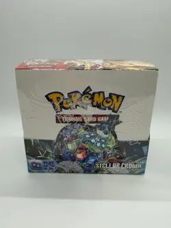 Pokemon TCG Stellar Crown Booster Box - Factory Sealed (36 Packs) - Image 1