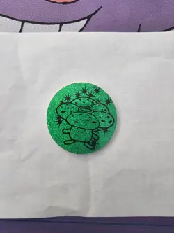Vintage 1999 Vileplume Green Holo Foil Nintendo Pokemon Jungle WOTC Coin - Image 1