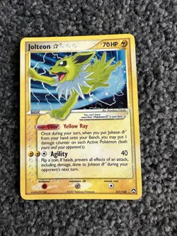 2007 Jolteon Gold Star #101 Pokemon Power Keepers ungraded LP-NM - Image 1