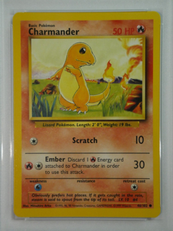 PSA 9 Mint 1999 Pokemon Game Base Set Charmander No. 46 - MINT - Image 3