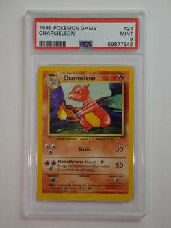 PSA 9 Mint 1999 Pokemon Game Base Set Charmeleon No. 24 - MINT - Image 1