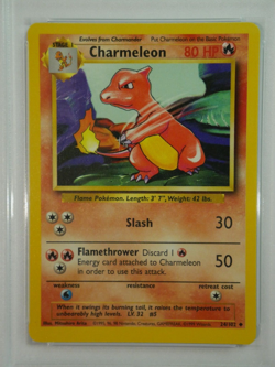 PSA 9 Mint 1999 Pokemon Game Base Set Charmeleon No. 24 - MINT - Image 3
