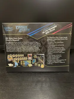 Pokemon Center Exclusive Crown Zenith ETB Elite Trainer Box Plus Factory Sealed - Image 3