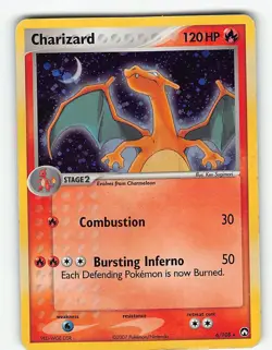 CHARIZARD 6/108 HOLO RARE POWER KEEPERS POKEMON MP - Image 2